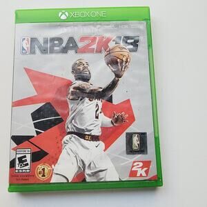 NBA 2K18 Microsoft Xbox One Game 2K Sports E Basketball 2017 Disc Green Case